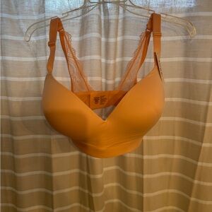 Soma pink Enbliss Luxe Wireless J hook Lace Accent Bra 36 DD